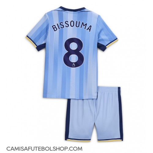 Camisa de time de futebol Tottenham Hotspur Yves Bissouma #8 Replicas 2º Equipamento Infantil 2024-25 Manga Curta (+ Calças curtas)